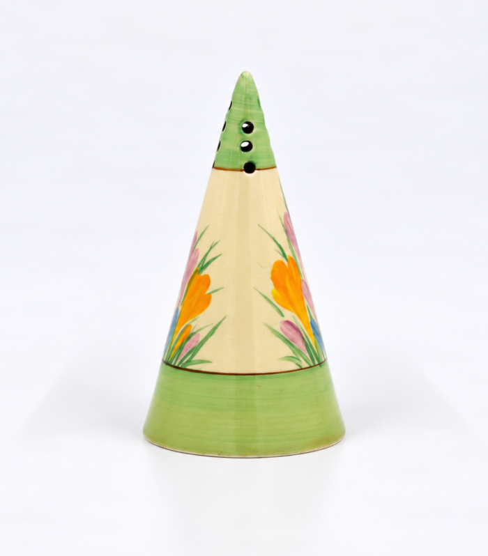 Clarice Cliff Conical sugar sifter Aurea circa 1933