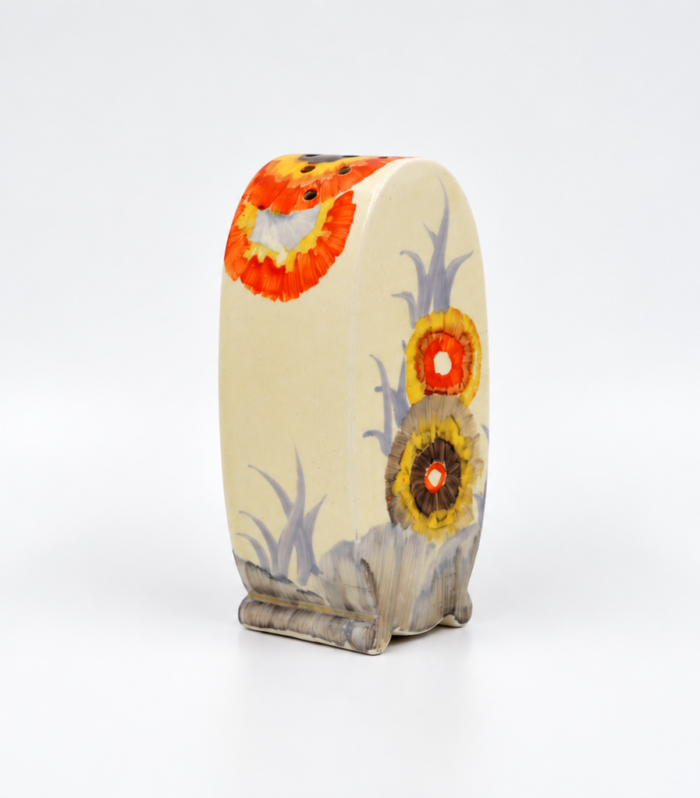 Clarice Cliff Bonjour sugar sifter Rhodanthe circa 1934