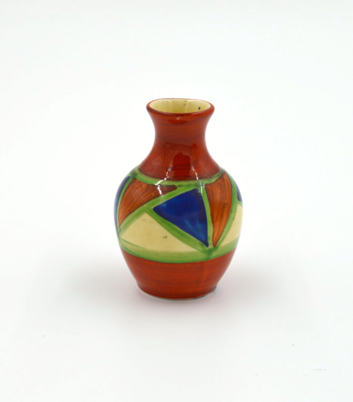 Clarice Cliff Original Bizarre Miniature Vase – Rare Salesman's Sample c.1929