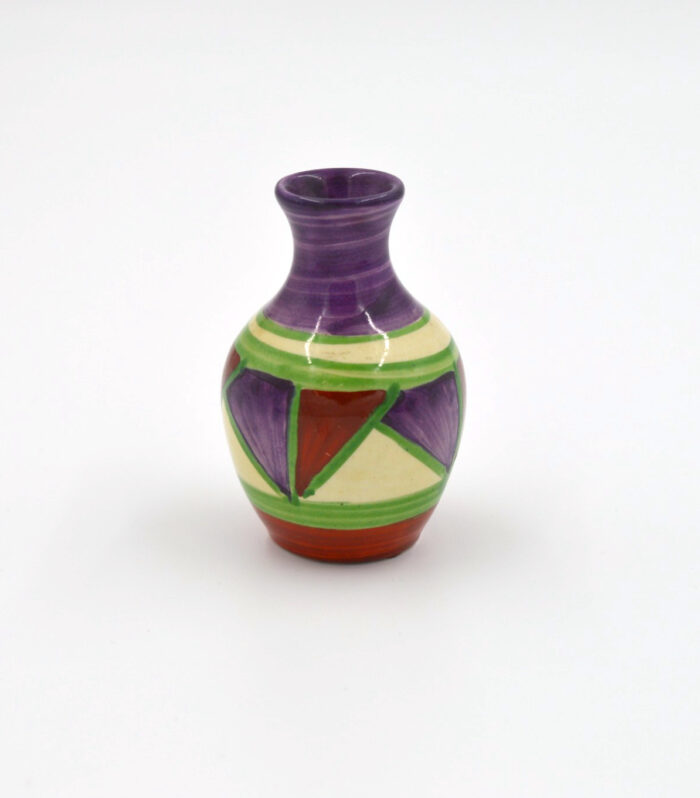 Clarice Cliff Original Bizarre Rare Miniature Vase – Salesman's Sample – c.1929