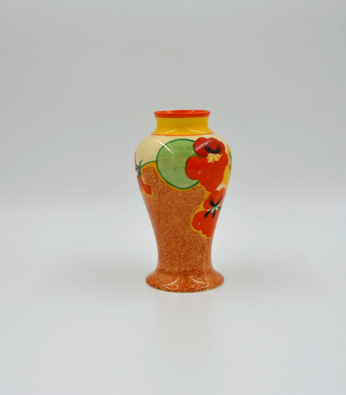 Clarice Cliff Nasturtium Meiping Vase – Shape 14 – c.1932