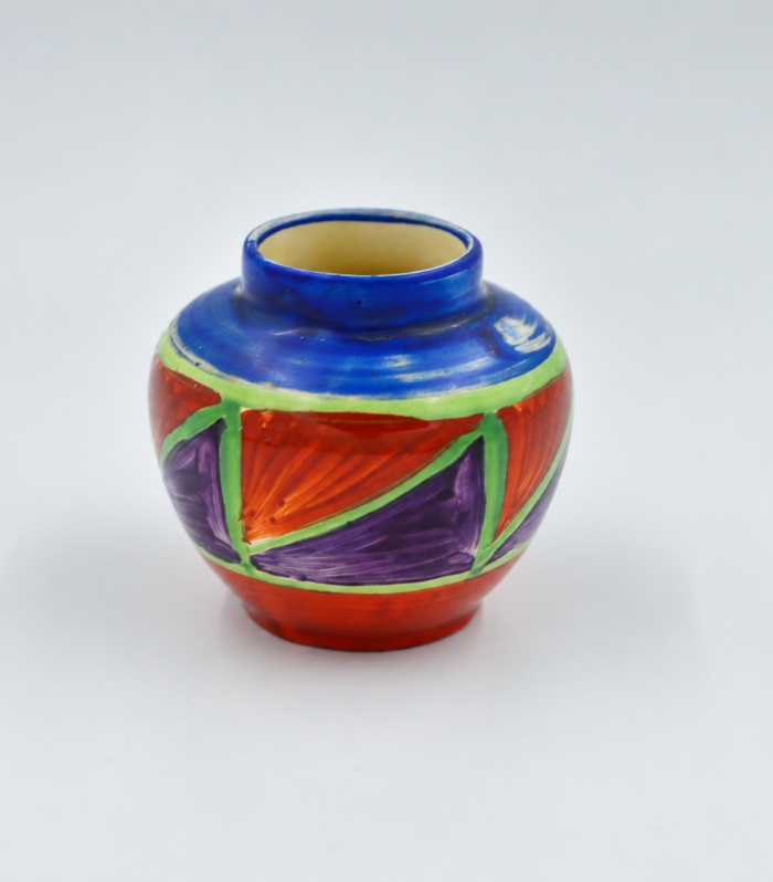 Clarice Cliff Original Bizarre Very Rare Miniature Vase – Salesman's Sample c.1929